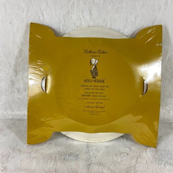 New Vintage Holly Hobbie Collectors Edition Plate Friends Tea time - Picture 5 of 7